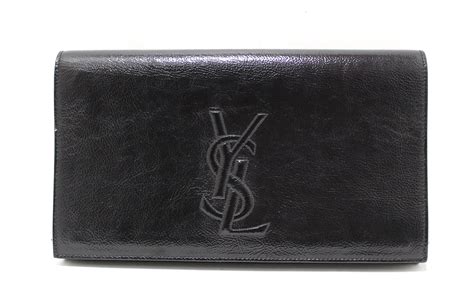 yves saint laurent patent leather clutch|ysl evening clutch.